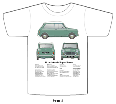 Austin Super Seven 1961-62 T-shirt Front